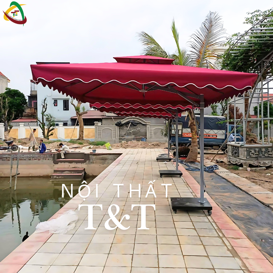 ô che nắng ngoài trời
