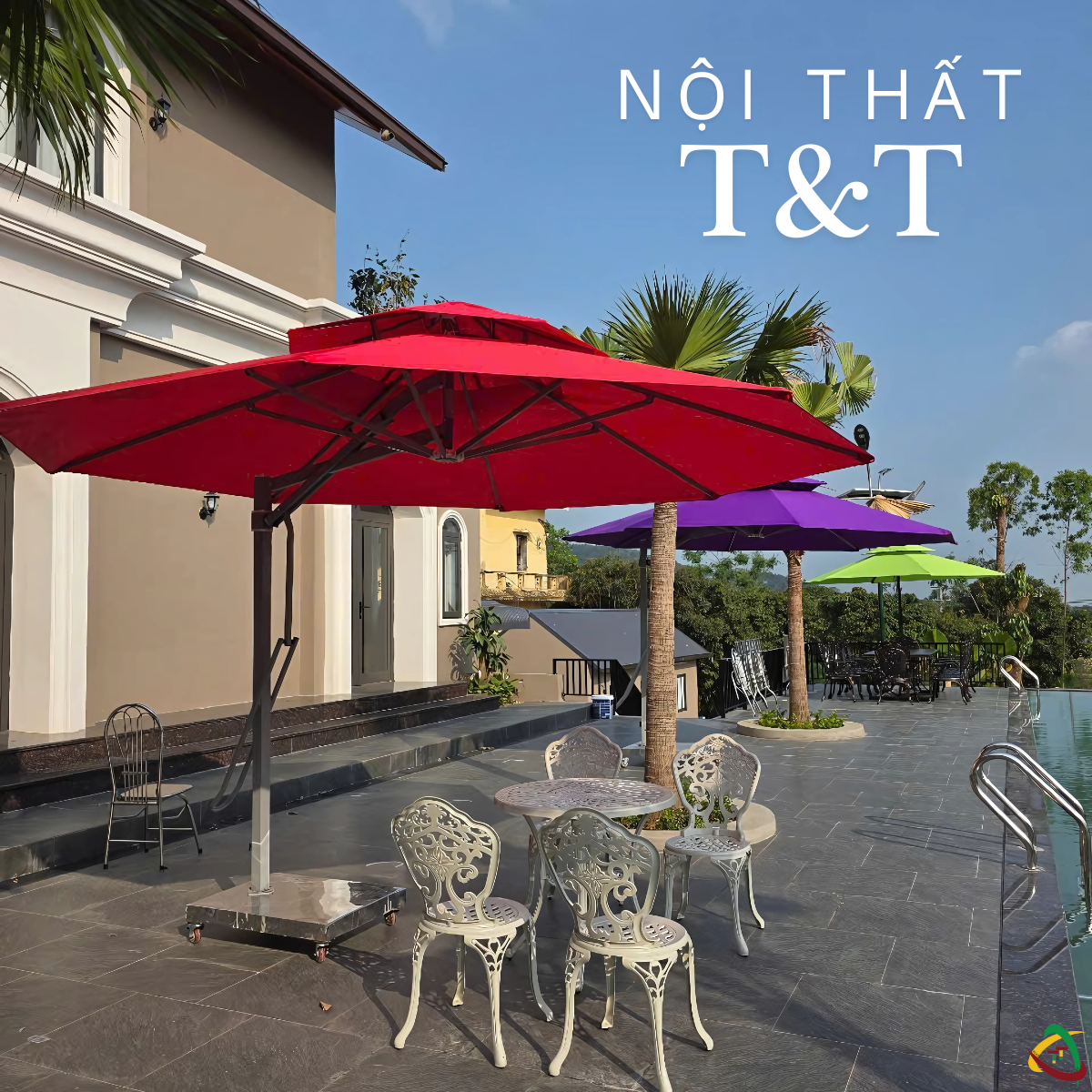 ô che nắng ngoài trời